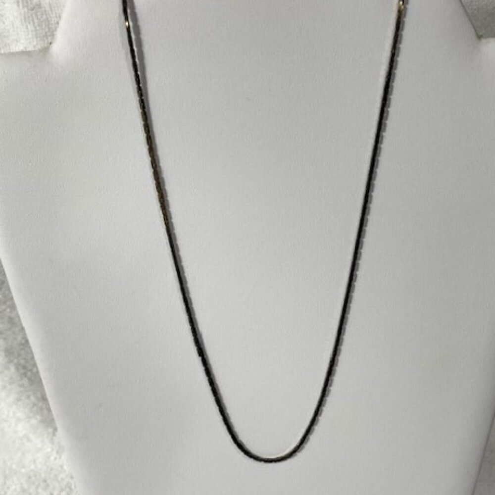 925 silver 2 MM 18" chain necklace.